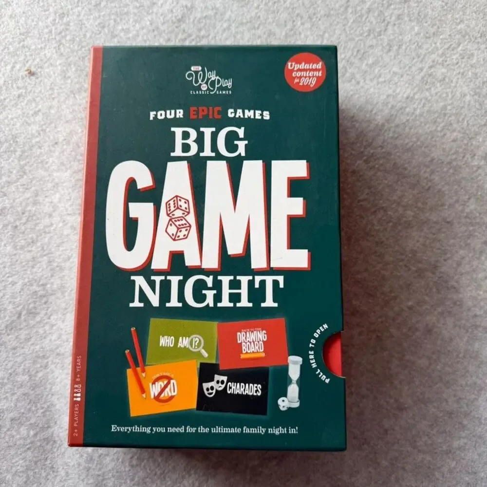 Big Game Night Four Epic Games Family Fun